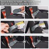 Doytn Car Seat Strap Organizer Clip – Keep Harness Straps