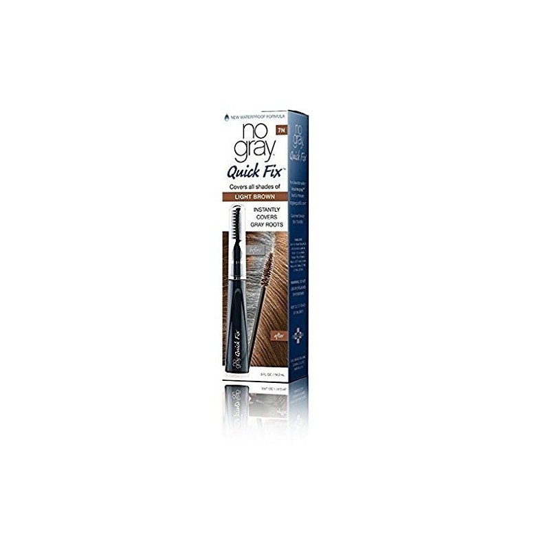 No Gray Quick Fix, Light Brown, Instantly Hide Gray Roots,