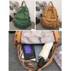 GAMLFL Military Green Canvas Backpack for Women & Men Retro