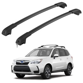 HmmtyRack Lockable Car Roof Rack Cross Bars Compatible with Subaru Forester 2014-2025, Aluminum Cross Bar for Rooftop Cargo Carrier Luggage Kayak Canoe Bike Snowboard
