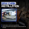 3005-008-3913 16 Inch Chainsaw Bar & 2 Chains Combo, 3/8"