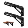 CEEYSEE Pack of 2 Folding Console 250 mm Heavy Duty