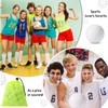 40 Pcs Mini Volleyball, White Volleyball Stress Ball Tiny Volleyballs