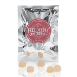 C.T Freak CBN Gummy CBN 150 mg/grain 18 capsules, Peach Flavor, Refill, Complies with Amendment Standards, Ultra High Concentration, CannaTech cbn Gummies (2 Capsules)