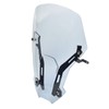 Midimttop Motorcycle Windshield Windscreen Shield Screen with Mounting bracket Wind