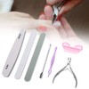 Clip para Piel Muerta, Lima de Uñas, Pinzas para Cutículas,
