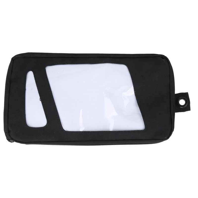 10in Black Surfboard Surfing Fin Storage Bag Durable Canvas Handbag