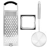 QWORK Stainless Steel Spaetzle Maker Set with Comfort Grip Handle