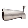 Westbrass E531DUS-07 Universal Fit 5-1/4" Diverter Tub Spout, Zinc, Satin