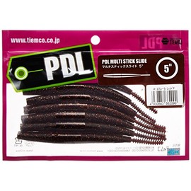 ティムコ(TIEMCO) ワーム PDL マルチスティックスライド 5インチ コーラ/レッドフレーク #137