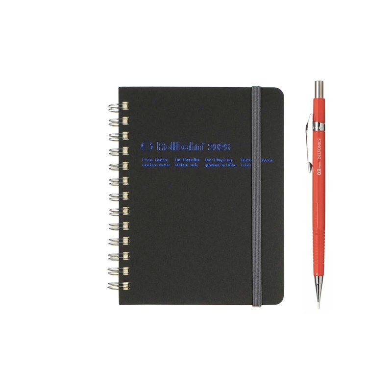 [Delfonics Planner 2026 Edition/Starting October 2025] Rollbahn Diary Homme M