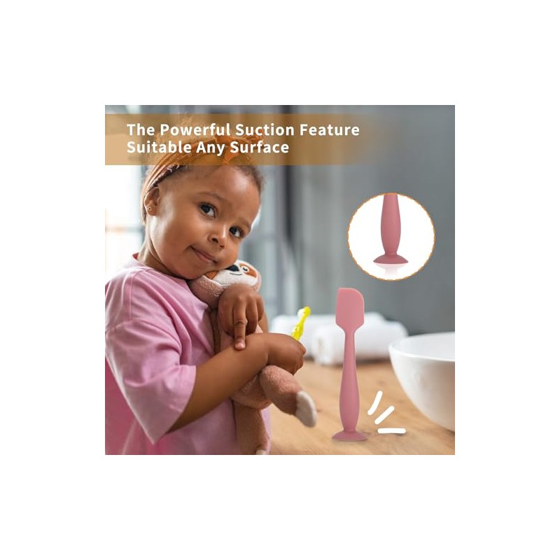 Baby Diaper Cream Spatula, 4Pack Silicone Butt Spatula Baby Paste