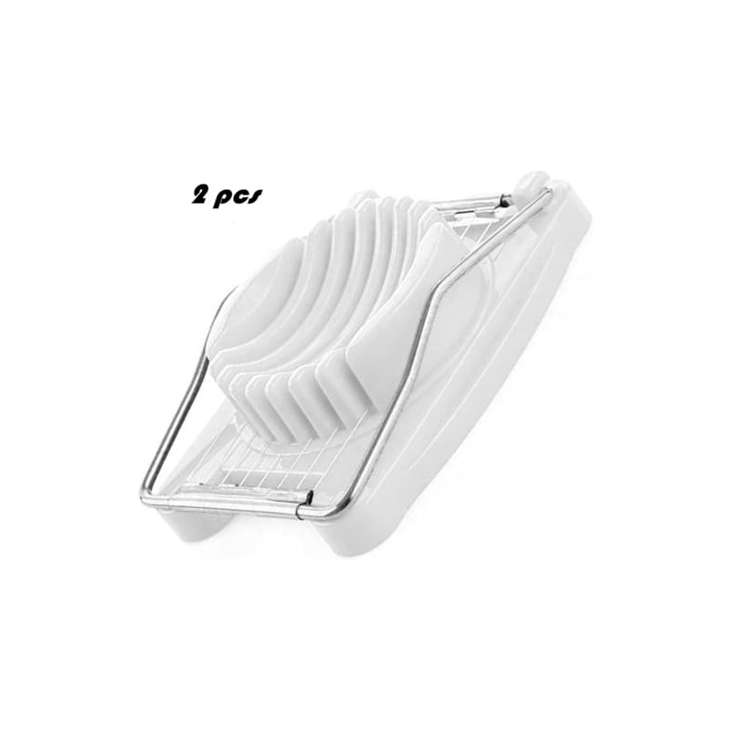 2 x Egg Slicer with Stainless Steel Wire Safe &