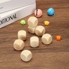 GUOYOU Pack of 50 Wooden Dice, Blank Wooden Dice, 20