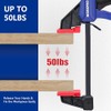 WORKPRO 6" Mini Bar Clamps for Woodworking, One-Handed Clamp/Spreader, Light-Duty