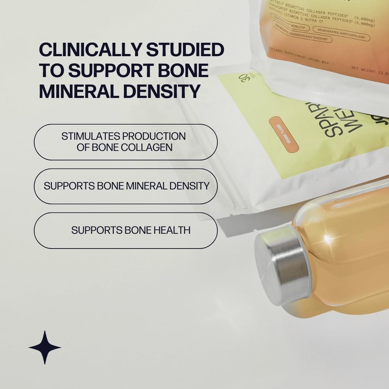 Sparkle Wellness Bone Mineral Boost (Orange) [30 Serves] | Collagen