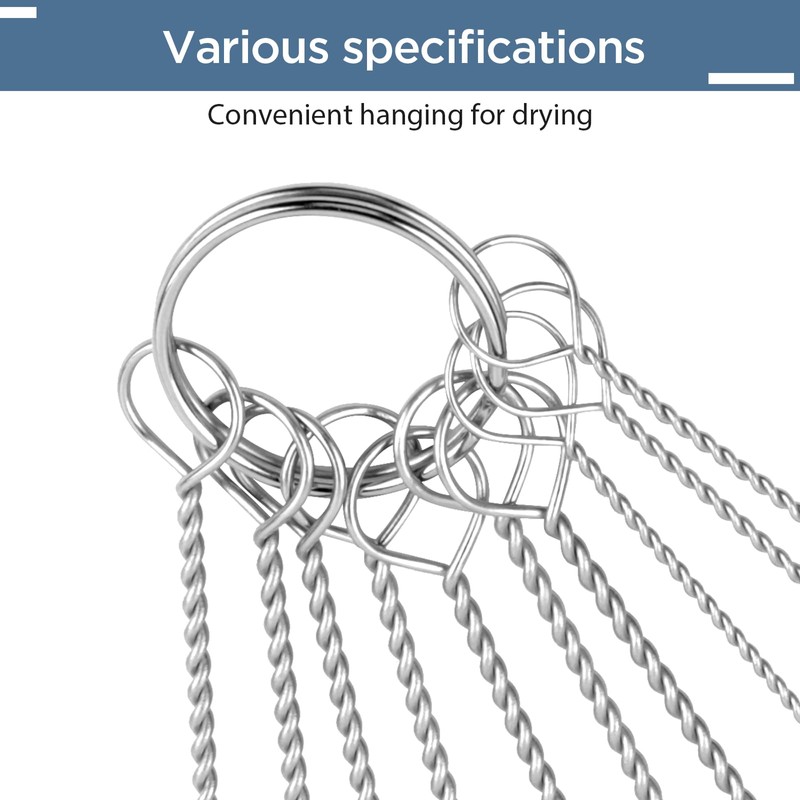 AiQInu Nylon Brush pack-10pcs, Black, 21cm Long