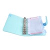 A6 PU Notebook Binder with Transparent Card Pocket Magnet Clasp