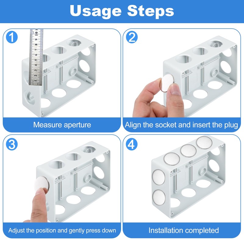 12 PCS Electrical Box Knockout Plugs, 1/2 Inch Round Stainless