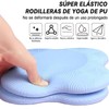 EKEJLI 2 PCS Rodilleras de yoga, Tapete para ejercicio grueso,