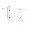 UtySty 20 Pack Curtain Weights Bottom Pendant Sewing Oval Iron