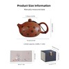 Color-Changing Yixing Clay Teapot，11Oz Chinese Luck Enchanted Purple Clay Tea