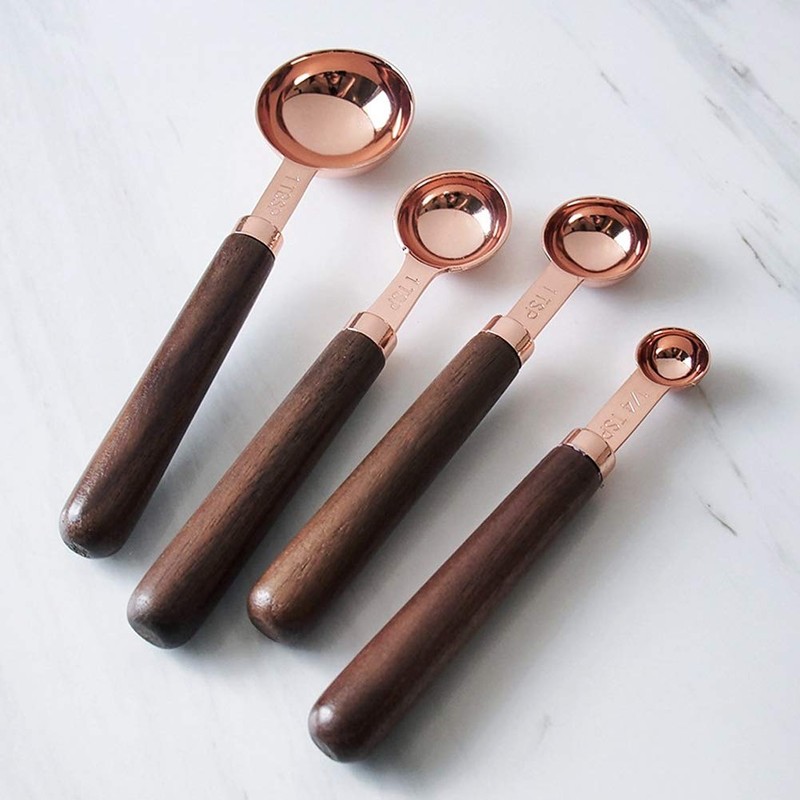 Measuring Spoon, 4Pcs/Set Stainless Steel Measuring Spoon Set Kitchen Accessories