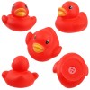 50 Pcs Rubber Ducks Bath Toy Multicolor Mini Rubber Duck