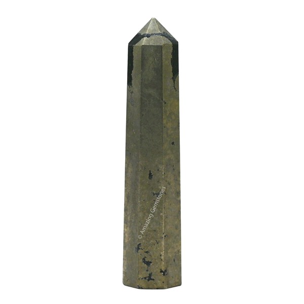 Pyrite Crystal Towers ~ Natural Crystal Point Obelisk for Reiki