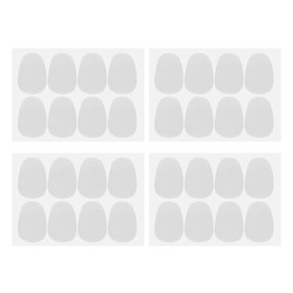 Faderr 32 Pieces Mouthpiece Cushions, Saxophone Clarinet Mouthpiece Cushions, Saxophone Clarinet Accessories, Saxophone Pads, Mouthpiece Cushions (Transparent)