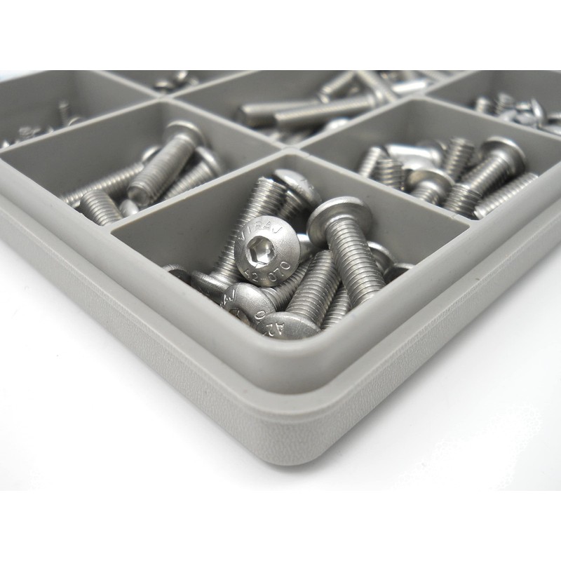 270 Assorted M3, M4 & M5 Allen Socket Button Head