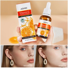 Face Cream + Face Serum Set Vitamin C Moisturising Cream Nourishes and Moisturises Skin Care Face Care Anti-Wrinkle Anti-Ageing