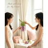 Hand Crochet Cotton Curtain Tiebacks, 2 Pack (Purple)