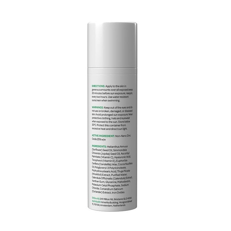 Dr ZinX Organic Vitamin C Mineral Sunscreen SPF50