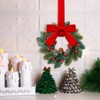 Knitgrip 6 Pcs Small Christmas Cabinet Wreaths Bulk Mini Kitchen