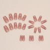 Press On Nails Short Ballet, Cute Design Fake Nails, Beautiful