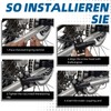 ANEELV Bicycle Trailer Hitch Adapter with Locking Pin - Universal