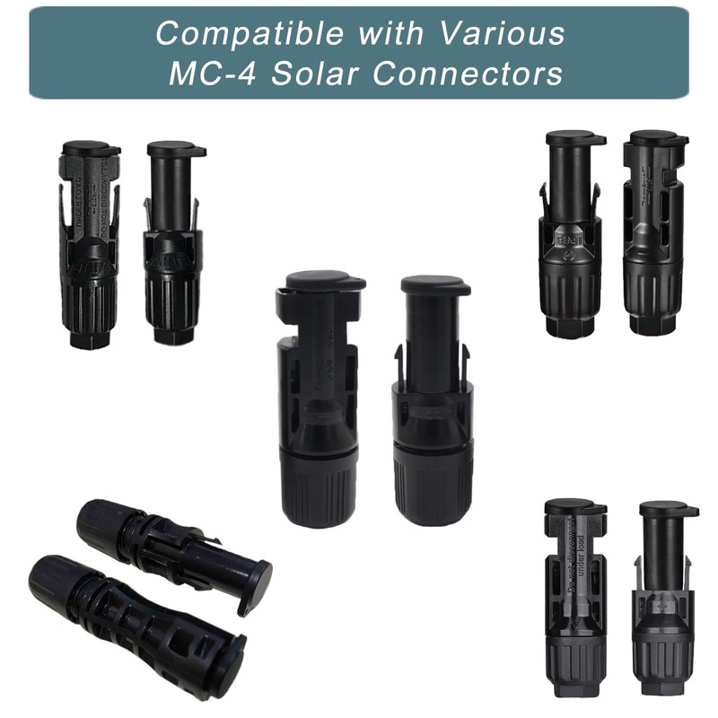 KarlKers Solar Connector Caps, IP67 Solar Panel Connector Cap Weather