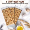 Paskesz Simply Saltines Crackers - Whole Wheat Saltine Crackers -