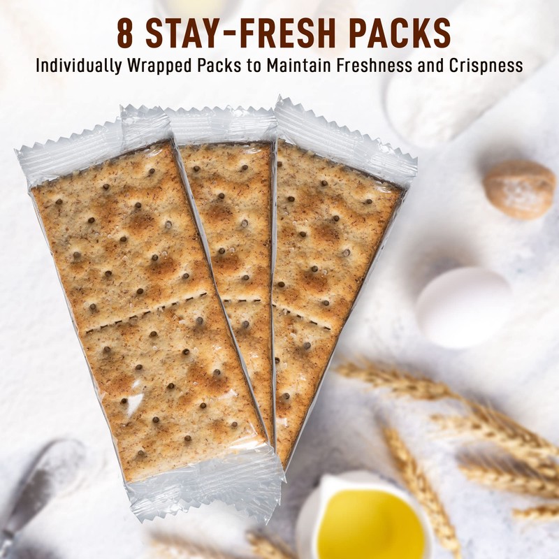 Paskesz Simply Saltines Crackers - Whole Wheat Saltine Crackers -