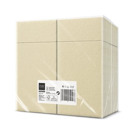 PAW Airlaid Pocket Napkins (39 x 40 cm) I Pack of 50 I Plain I Fabric-Like I Elegant Table Decoration I HoReCa I For Occasions such as Weddings, Celebrations, Christmas I Unicolor: Cream