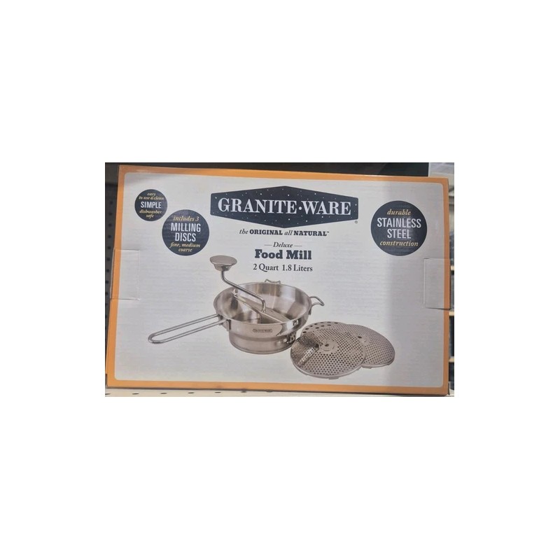 Granite Ware food mill manual~2 quarter