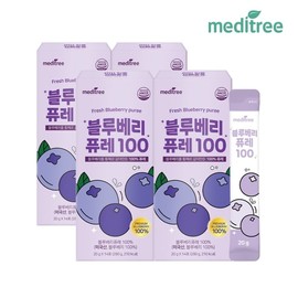 Meditree American Blueberry Puree Stick 100 4 boxes / 메디트리 미국산 블루베리 퓨레 스틱 100 4박스
