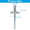 Marvexi 100 Pcs Aluminum Blind Rivet 3/16" x 3/8" Large