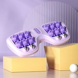 sole acupressure roller massage pedicure massager purple 2ea