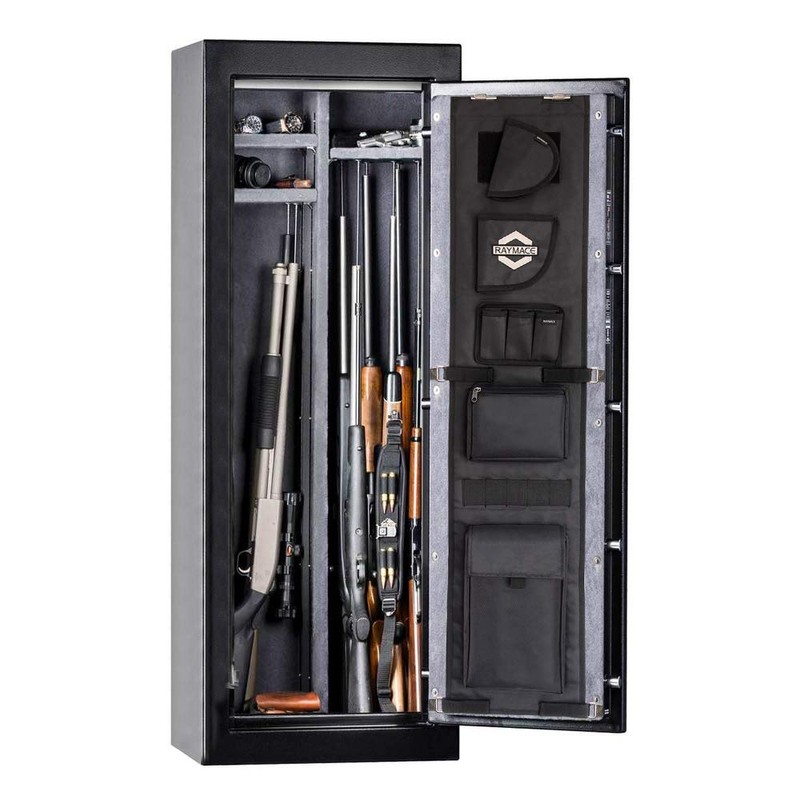 RAYMACE Gun Safe Door Panel Organizer 10W*46H inch，Adjustable Width to