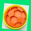 Set of 3 Sports Themed Cookie Cutters Football Rugby Baseball