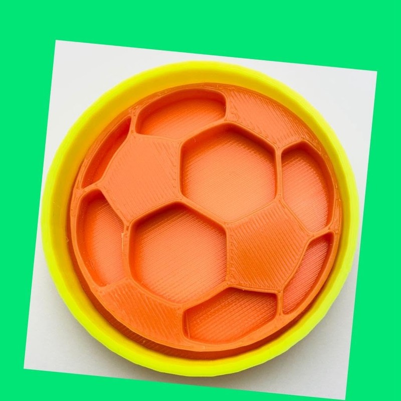 Set of 3 Sports Themed Cookie Cutters Football Rugby Baseball