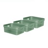 Curver Infinity Dots Set of 3 100% Recycled Medium Storage