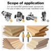 XDENGP 6Pcs Chamfer Router Bits Set 1/2 Inch Shank Carbide
